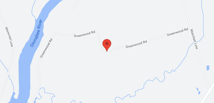 map of 288 GREENWOOD ROAD